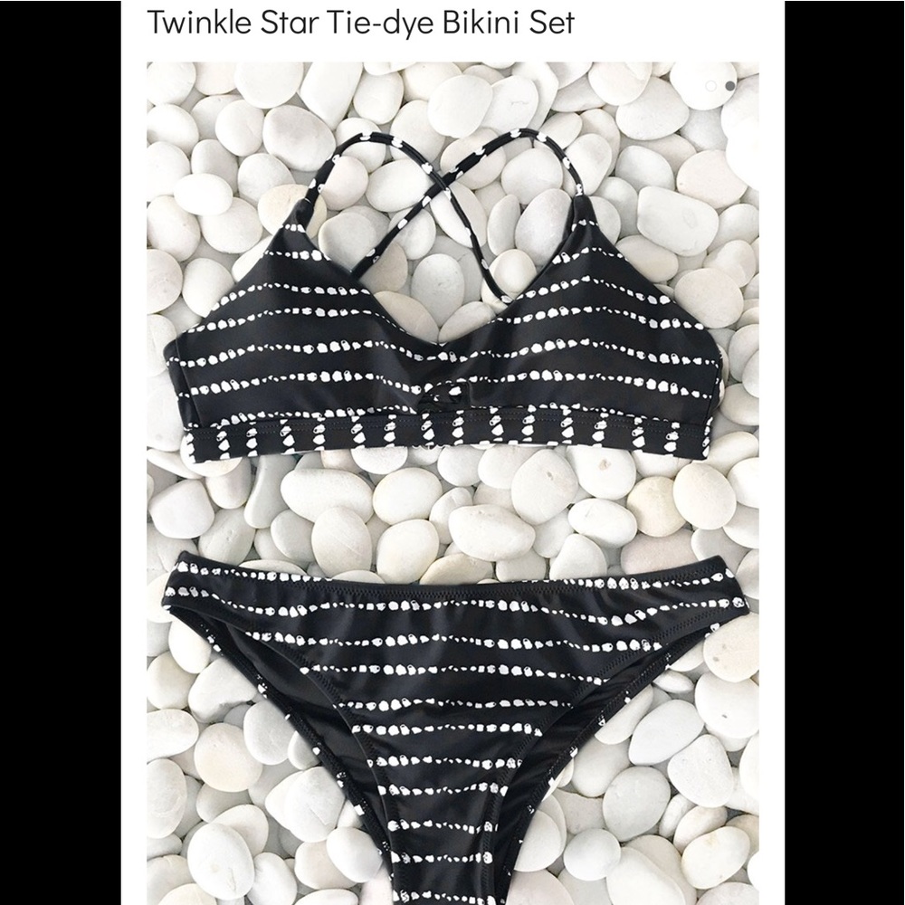 Twinkle Star Tie-Dye Bikini By Cupshe